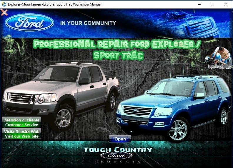 Manual De Taller Ford Explorer Y Sport Trac 2007-2010 Manual de taller y reparación Ford Explorer y Sport Trac 2007–2010