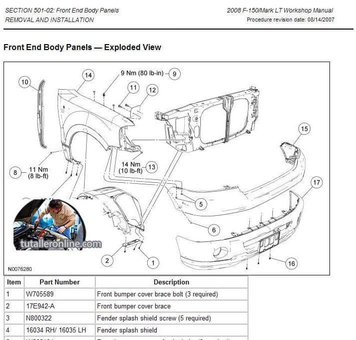 Ford F-150 Fx4 2006-2008 Workshop Manual - Tutalleronline - 7