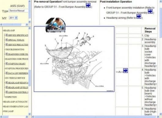 Mitsubishi ASX workshop manual - Tutalleronline - 7