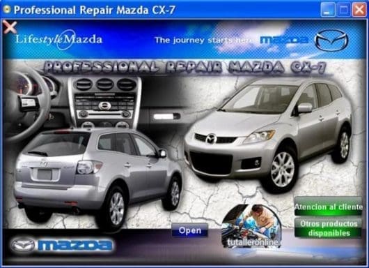 Manual De Taller Y Reparacion Mazda Cx-7 2007-2009 Mazda CX-7 Workshop Manual - Tutalleronline - 1