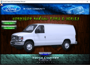 Ford E-Series Workshop Manual - Tutalleronline - 1