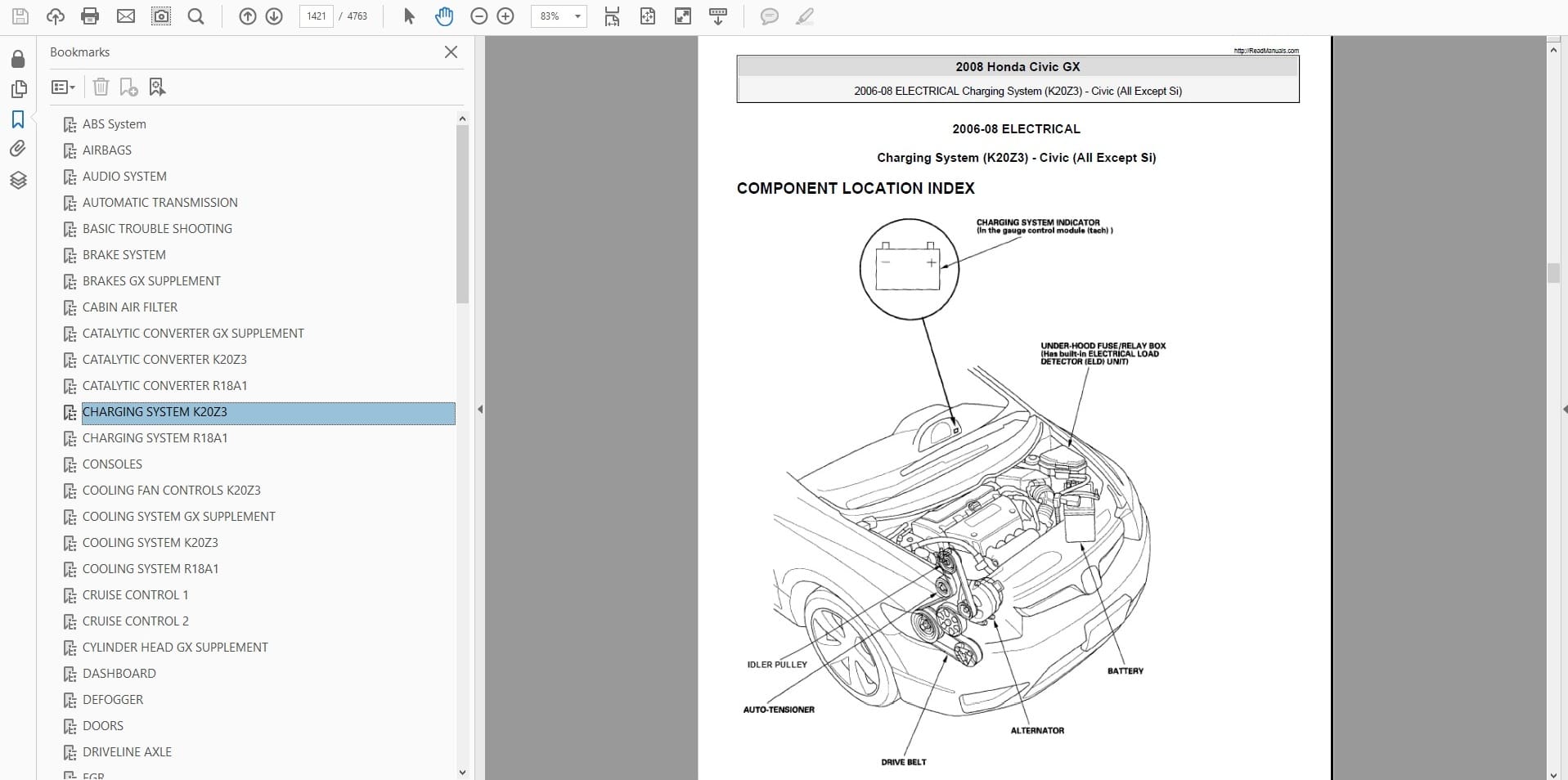 Honda Civic GX Workshop Manual 2006-2008 - Tutalleronline - 2