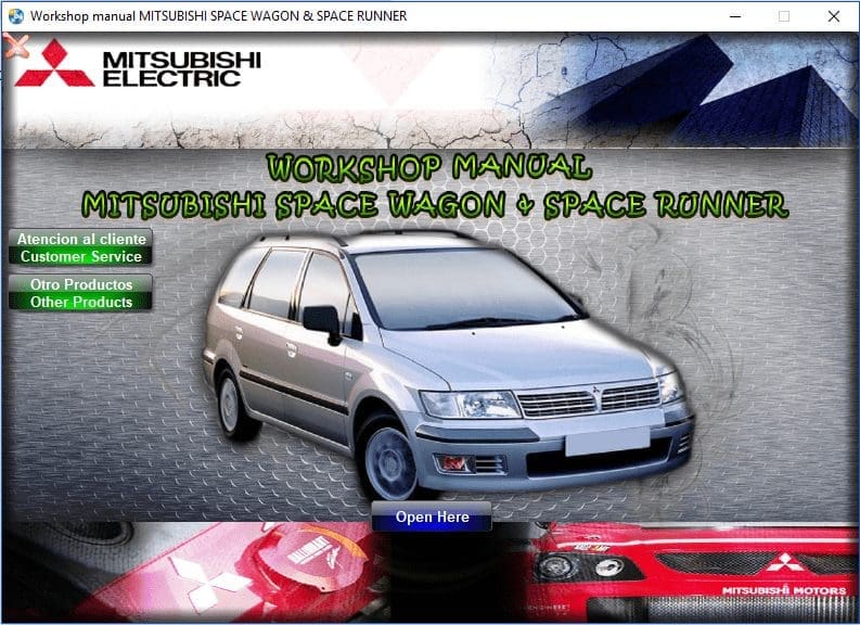 Manual De Taller Mitsubishi Space Wagon Runner 1999-2002 Workshop manual MITSUBISHI SPACE WAGON & SPACE RUNNER - Tutalleronline