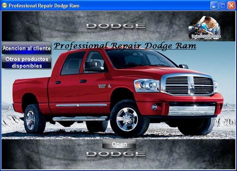 Manual De Taller Y Reparacion Dodge Ram Pick-Up 2006-2009 DODGE RAM PICK-UP 2006-2009 - Tutalleronline - 1