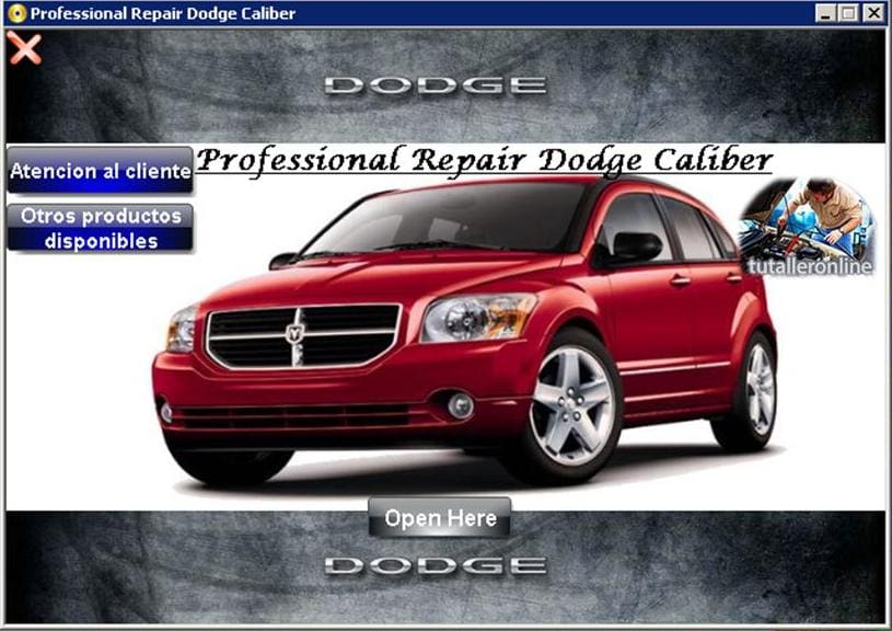 Manual De Taller Y Reparacion Dodge Caliber 2006-2009 DODGE CALIBER 2006-2009 - Tutalleronline - 1