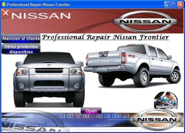 Manual De Taller Y Reparacion Nissan Frontier D22 2001-2004 Nissan Frontier D22 Workshop Manual - Tutalleronline - 1