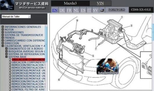 Mazda 3 workshop manual - Tutalleronline - 5