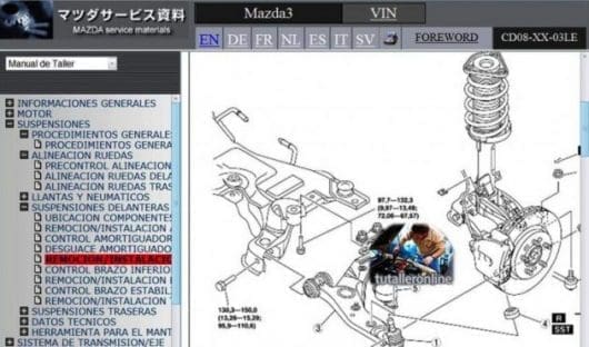 Mazda 3 workshop manual - Tutalleronline - 6