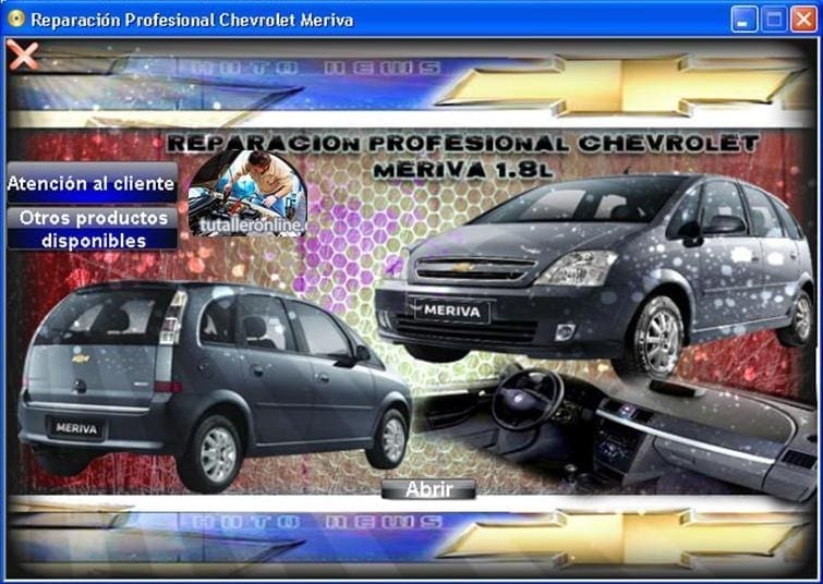 Manual De Taller Y Reparacion Chevrolet Meriva 2003-2009 CHEVROLET MERIVA A 2003-2009 - Tutalleronline - 1