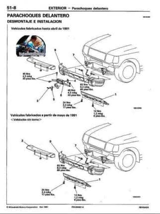 Mitsubishi Montero V20 Workshop Manual - Tutalleronline - 5