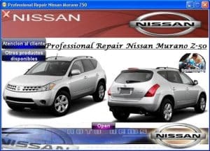 Nissan Murano Z50 Workshop Manual - Tutalleronline - 1