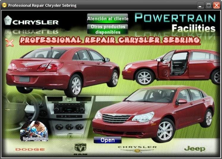 Manual De Taller Y Reparacion Chrysler Sebring 2007-2009 CHRYSLER SEBRING 2007-2009 - Tutalleronline - 1