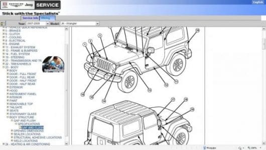 Jeep Wrangler JK Workshop Manual - Tutalleronline - 3