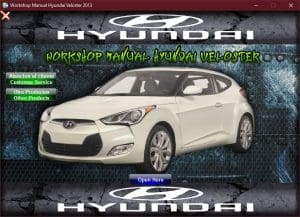 HYUNDAI VELOSTER 2013 Workshop Manual - Tutalleronline - 1