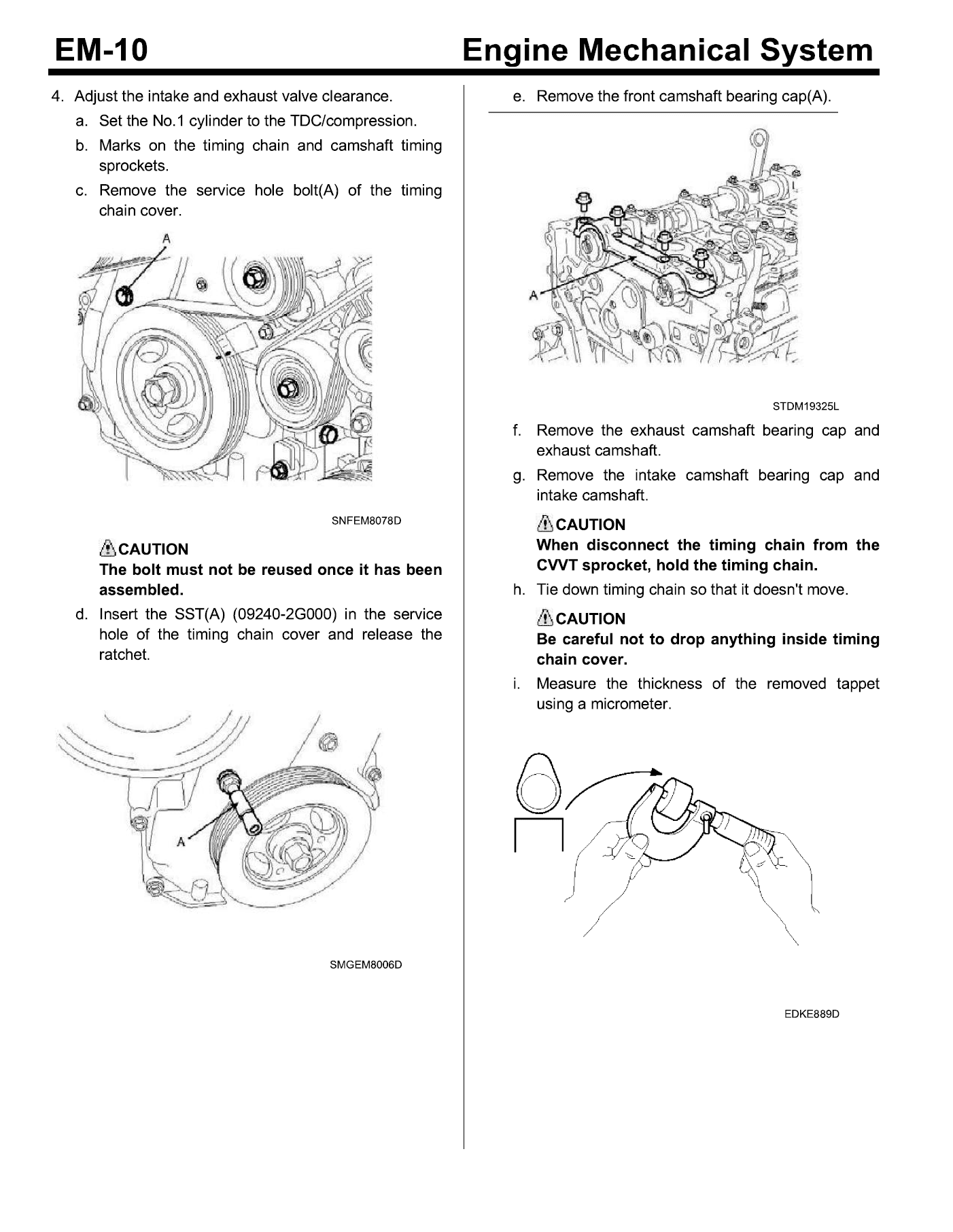 Workshop Manual Hyundai Santa FE CM - 2010-2012 - Tutalleronline - 2