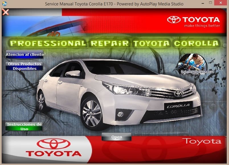 TOYOTA COROLLA E170 2013-2016 - Tutalleronline - 1