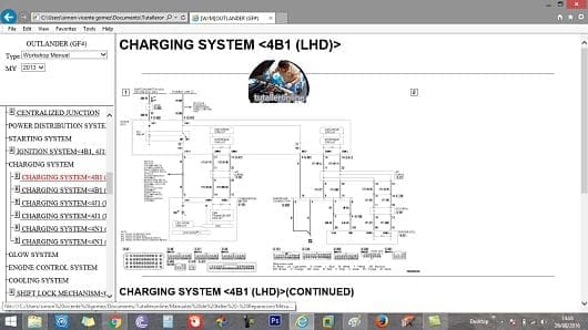 Workshop Manual Mitsubishi Outlander PHEV - Tutalleronline - 2
