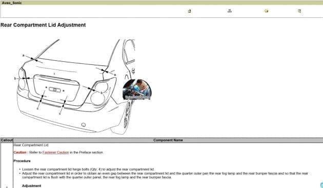 Workshop manual CHEVROLET SONIC / NEW AVEO 2012 – 2016 - Tutalleronline - 11