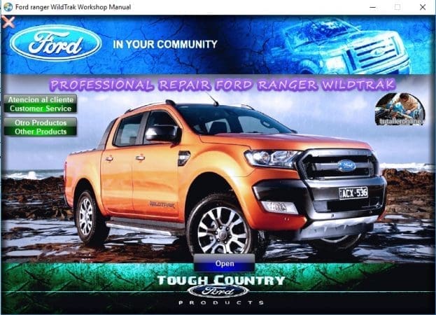 Manual De Taller Y Reparación Ford Ranger Wildtrak 2015 - 2016 FORD RANGER WILDTRAK 2015 - 2016 - Tutalleronline - 1