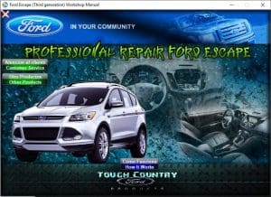Ford Escape 2013-2016 Woprkshop Manual - Tutalleronline - 1