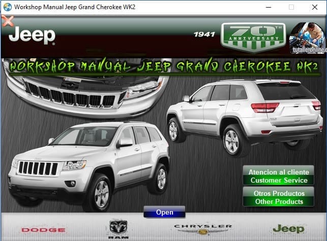Jeep Grand Cherokee WK workshop manual - Tutalleronline - 1 Jeep Grand Cherokee WK workshop manual - Tutalleronline - 1