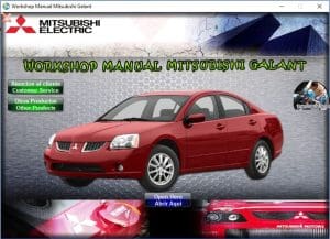 Mitsubishi Galant workshop manual - Tutalleronline - 1