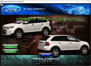 Ford Edge 2012 workshop manual - Tutalleronline - 1