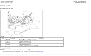 Ford Edge 2012 workshop manual - Tutalleronline - 6