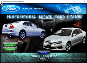 Ford Fusion 2010-2012 workshop manual - Tutalleronline - 1