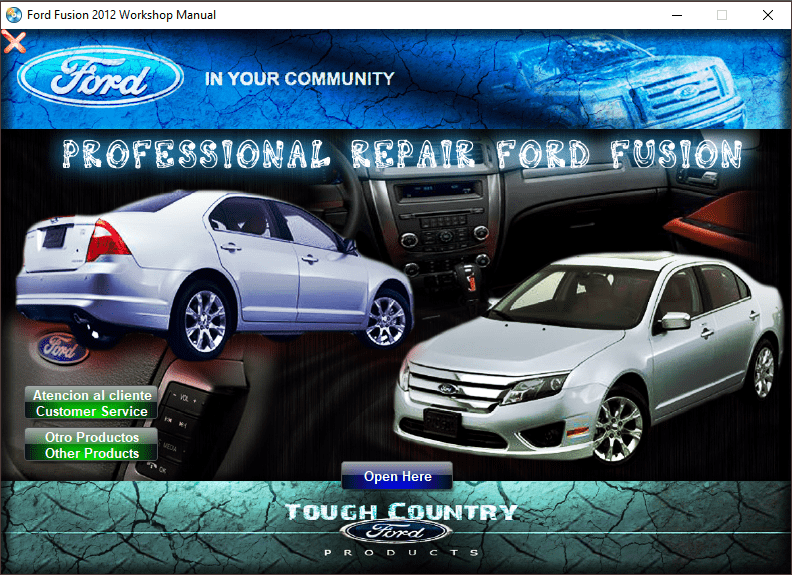 Manual De Taller Ford Fusion 2010–2012 Ford Fusion Workshop Manual - Tutalleronline