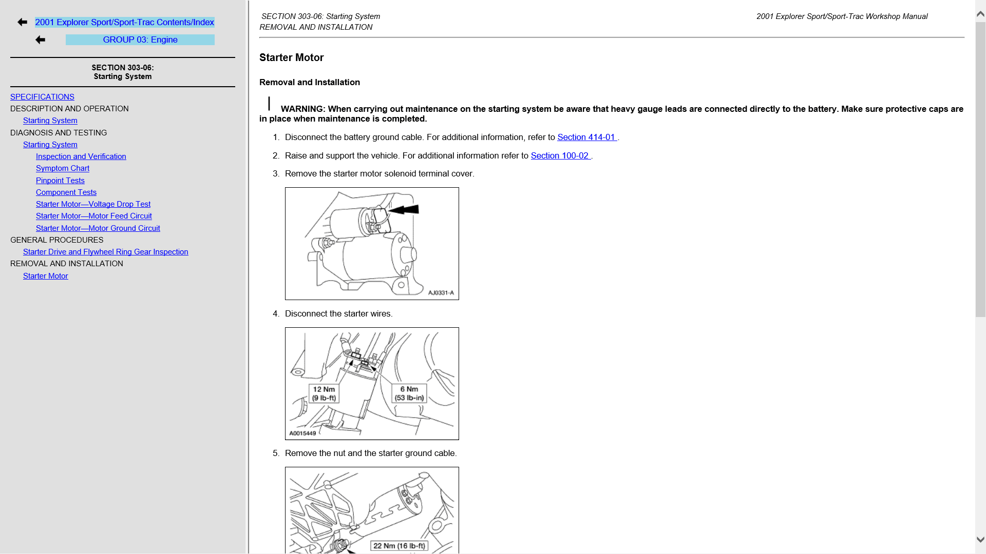 Ford Explorer Sport - Sport-trac 2001 workshop manual - Tutalleronline - 3