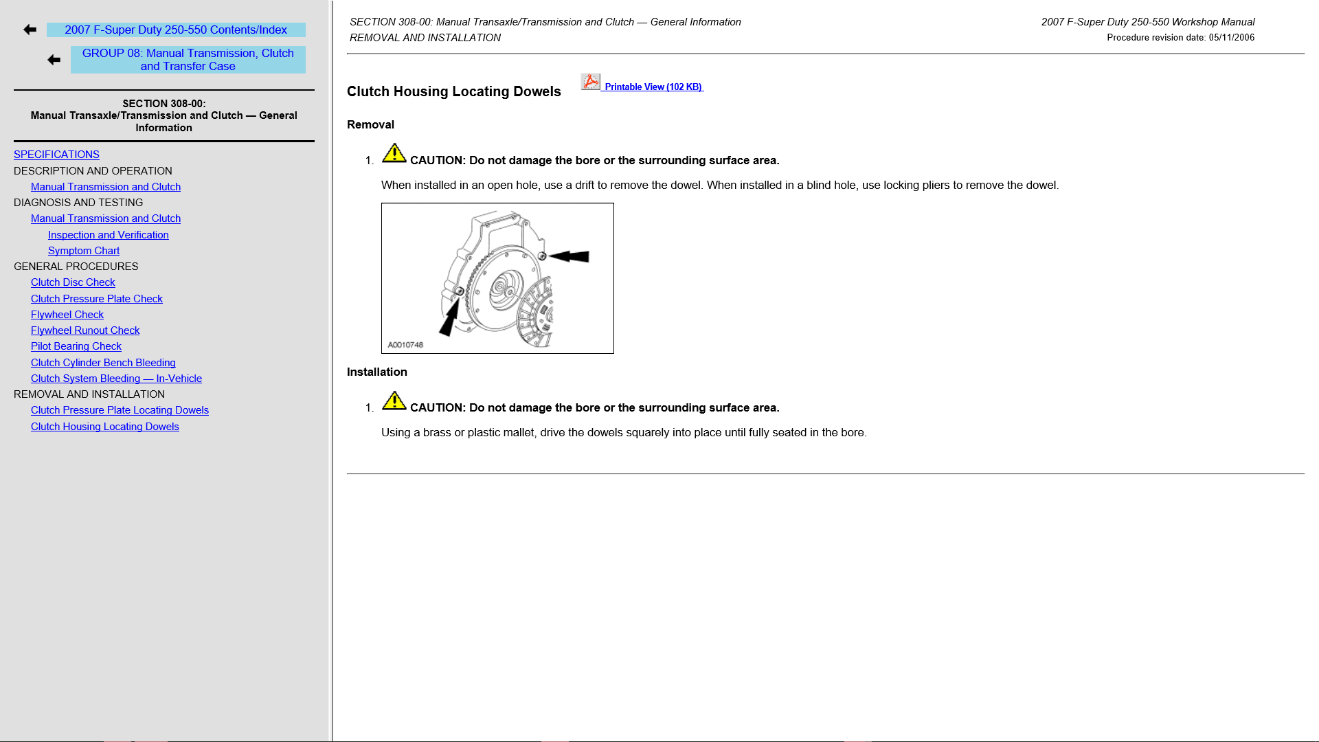 Ford F-Series Super Duty F-250 F-350 F-450 F-550 2007 Workshop Manual - Tutalleronline - 3