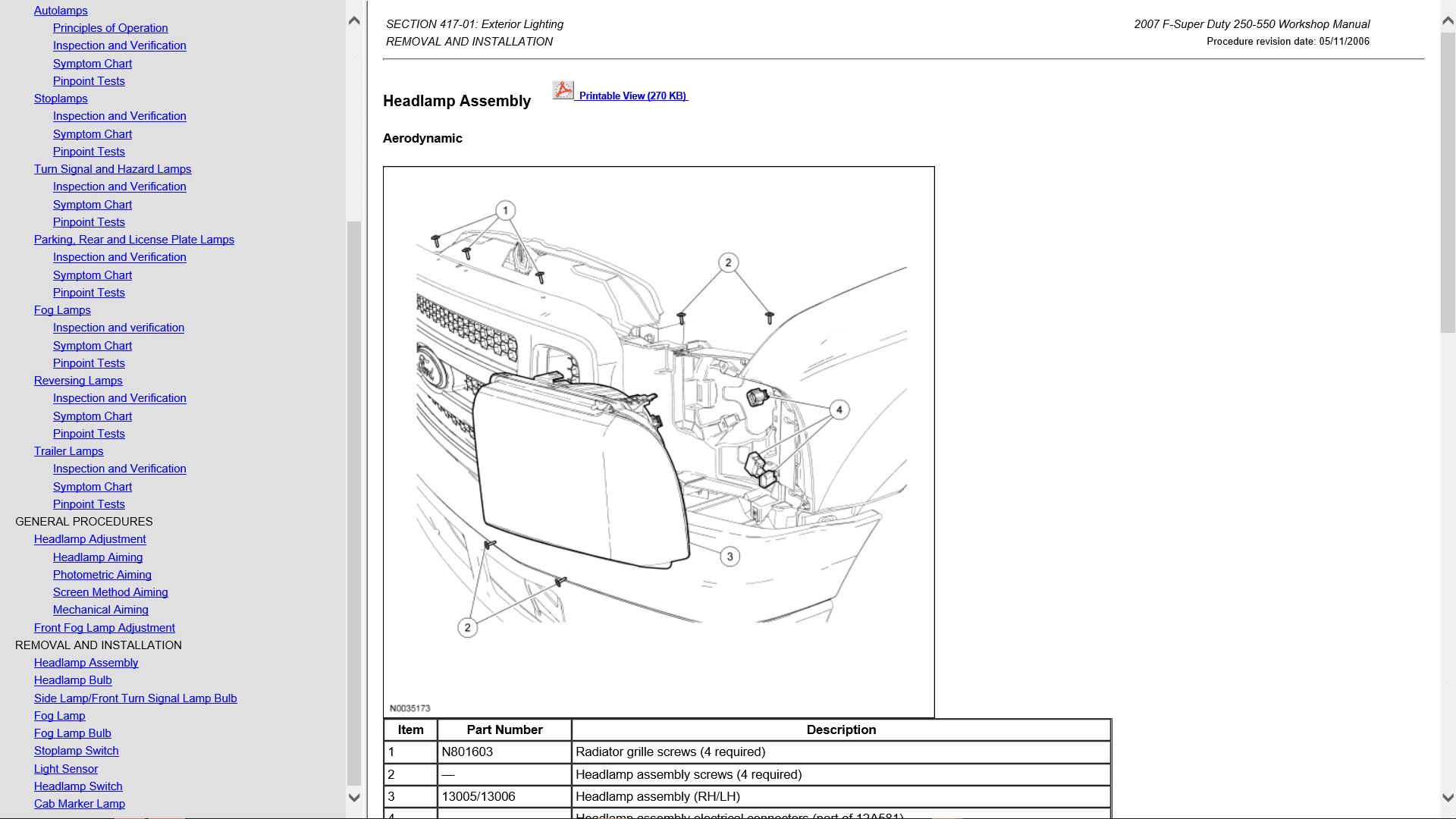 Ford F-Series Super Duty F-250 F-350 F-450 F-550 2007 Workshop Manual - Tutalleronline - 4