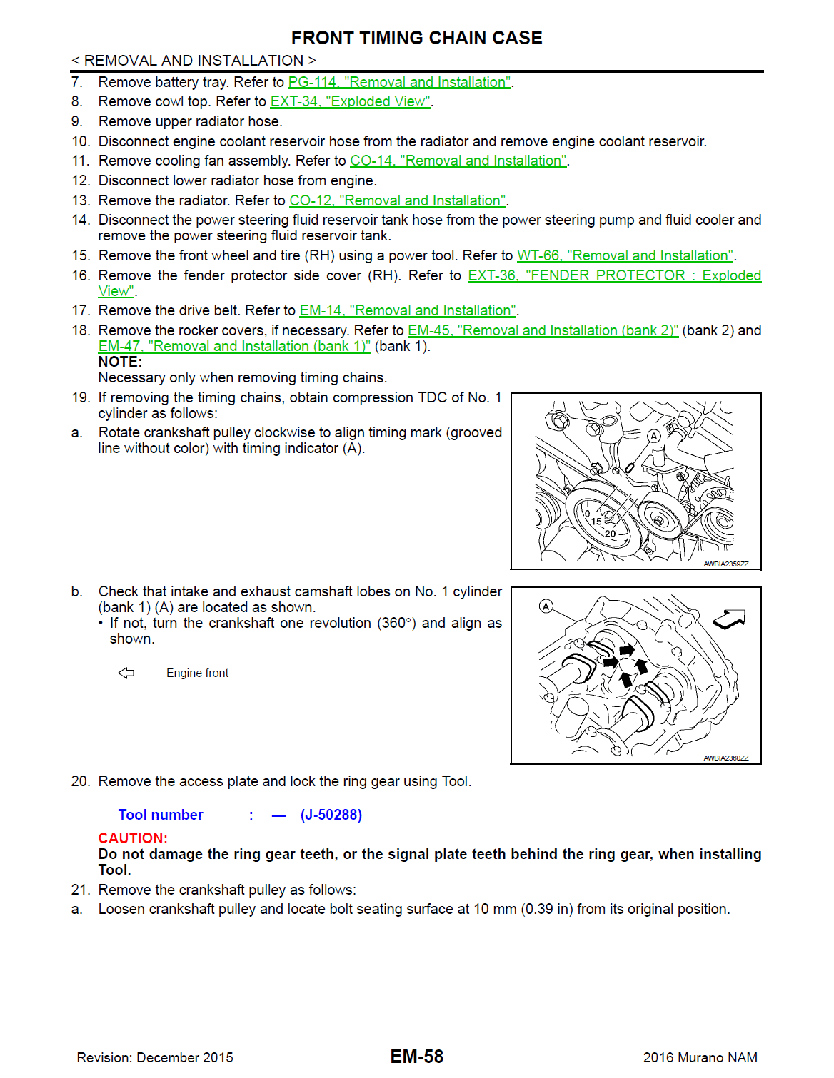 Nissan Murano Z52 workshop manual - Tutalleronline - 4