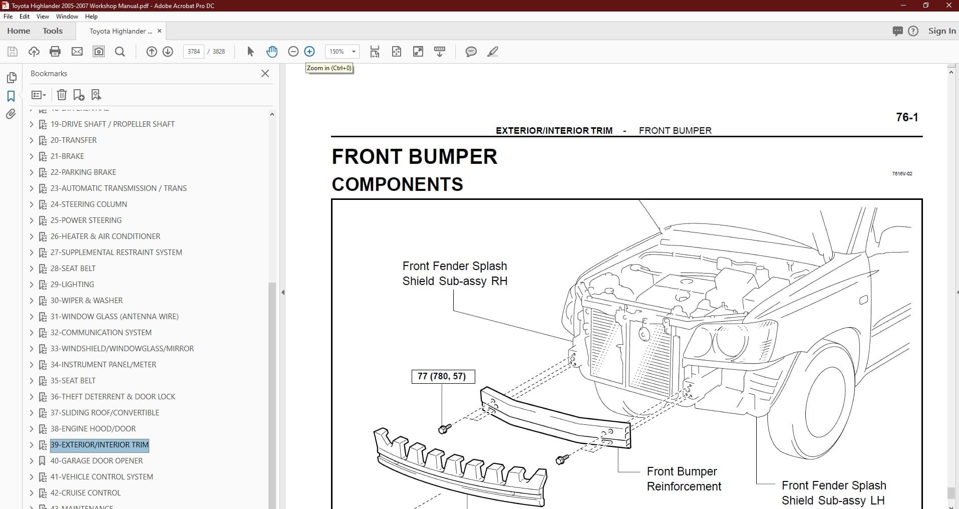 Toyota Highlander 2005-2007 Workshop Manual - Tutalleronline - 6