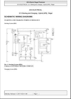 Buick Regal 2014 Workshop Manual - Tutalleronline - 2