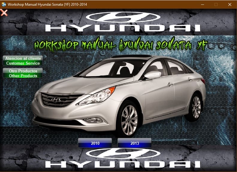 Hyundai Sonata YF 2010-2014 Workshop Manual - Tutalleronline - 1