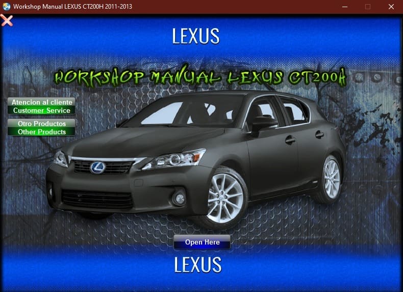 LEXUS CT200H 2011-2013 Workshop Manual - Tutalleronline - 1 LEXUS CT200H 2011-2013 Workshop Manual - Tutalleronline - 1