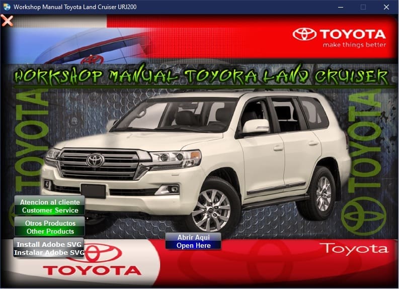 Toyota Land Cruiser URJ200 Workshop Manual - Tutalleronline
