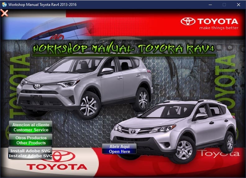 Toyota RAV4 2013–2016 Workshop Manual - Tutalleronline