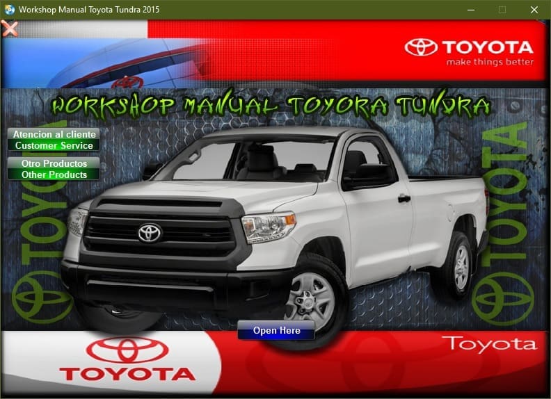 Toyota Tundra 2015 Workshop Manual - Tutalleronline