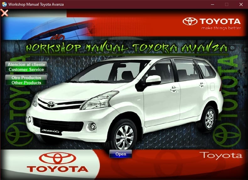 Toyota Avanza 2011–2015 workshop manual - Tutalleronline