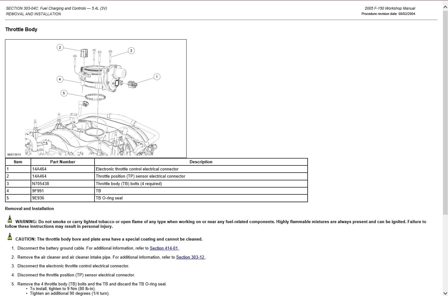 Workshop Manual Ford F-150 2005-2006 - Tutalleronline - 2