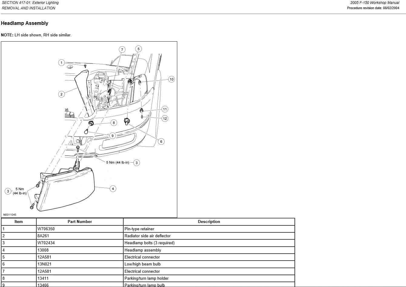 Workshop Manual Ford F-150 2005-2006 - Tutalleronline - 3