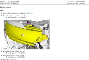 Ford Taurus 2014 Workshop Manual - Tutalleronline - 5