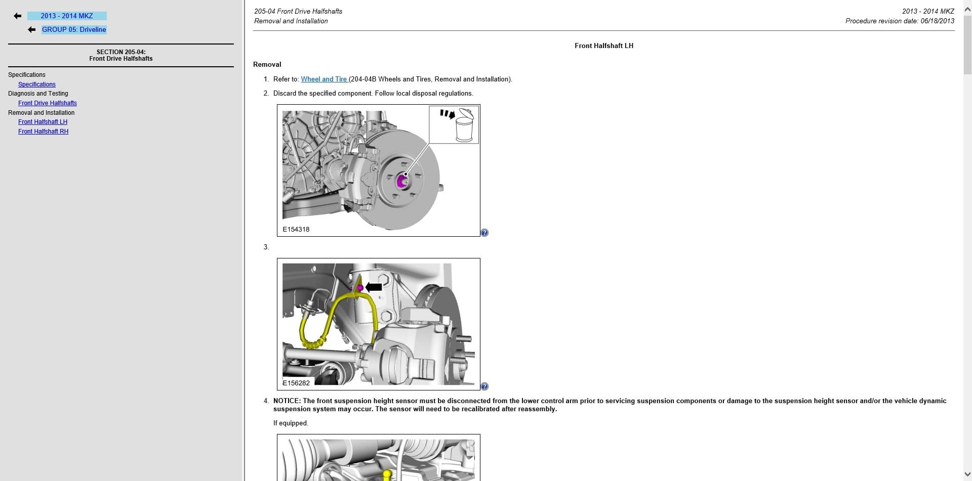 Workshop Manual Lincoln MKZ 2014 - Tutalleronline - 3