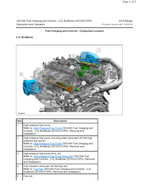 Ford Ranger 2019 workshop manual - Tutalleronline - 2
