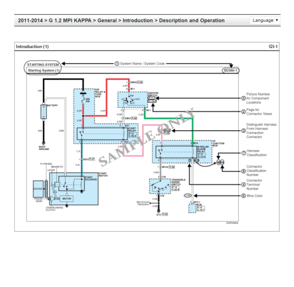 Kia Picanto TA 2011-2014 Workshop Manual - 4