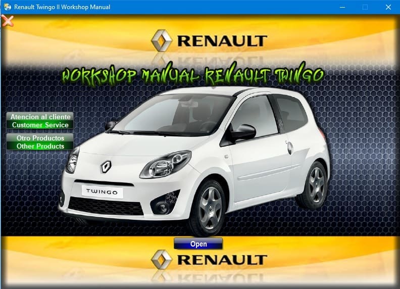 Renault Twingo II Workshop Manual - Tutalleronline - 1
