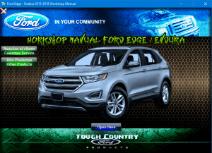 Ford Edge - Endura 2015-2018 Workshop Manual - Tutalleronline - 1